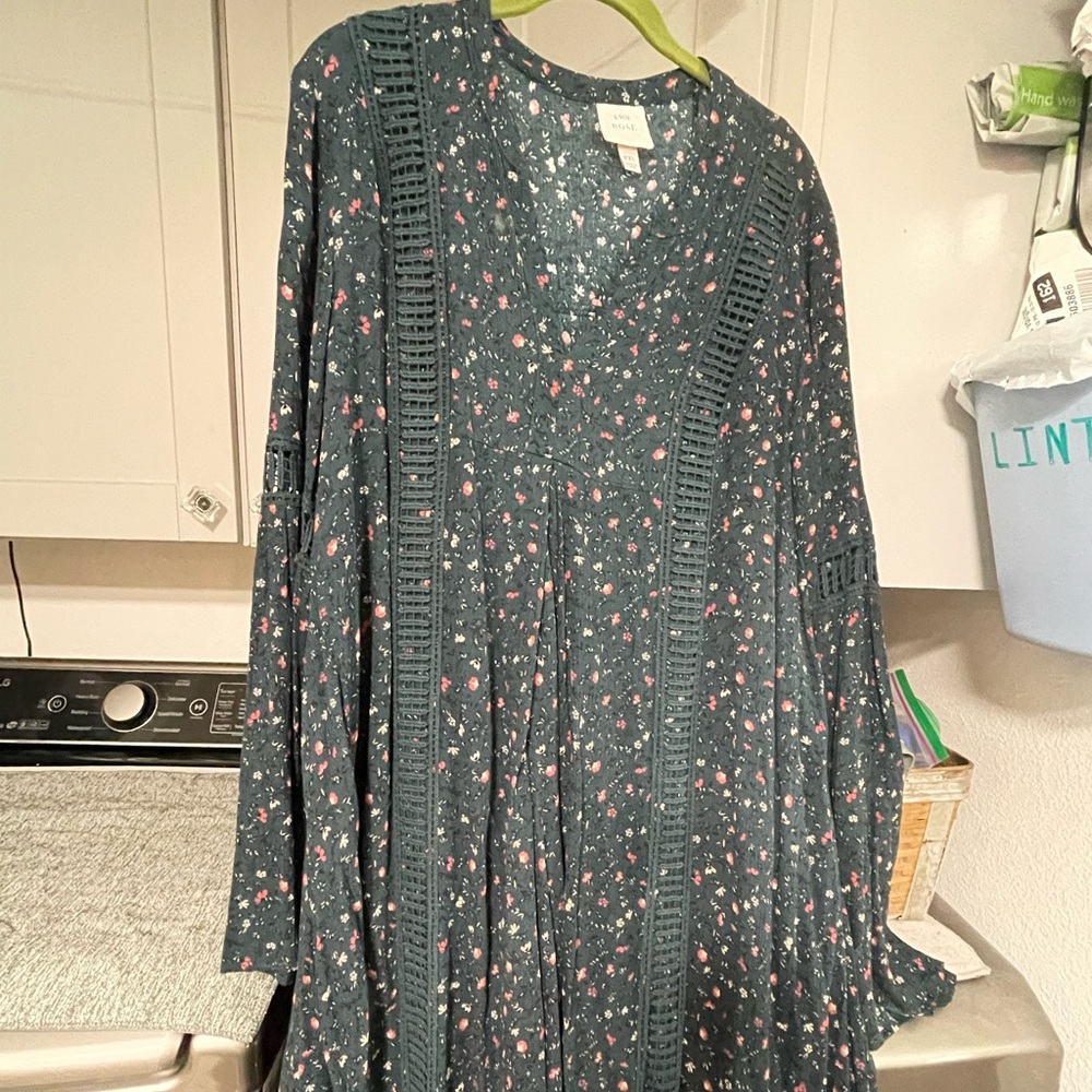 Knox Rose boho mini dress. Size xxl